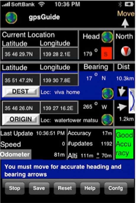 A mobile app with tiny buttons