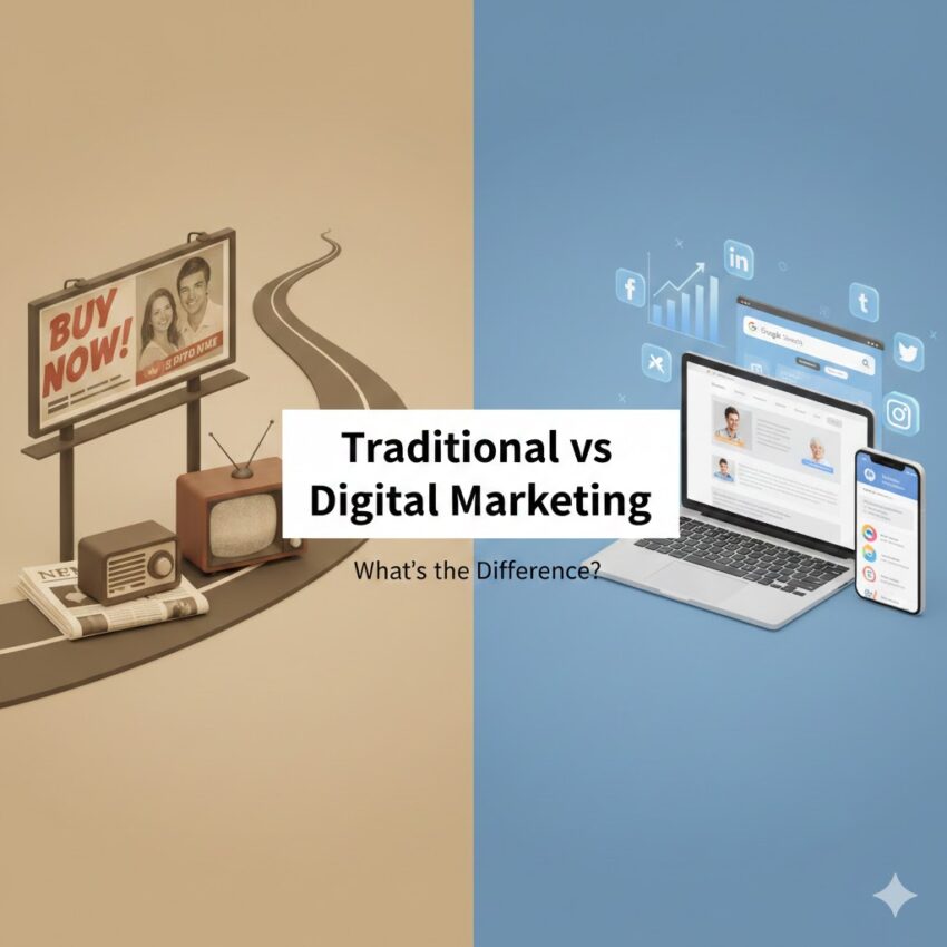 Traditional vs Digital Marketing